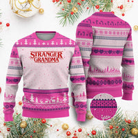 Stranger Grandma Ugly Christmas Sweater Funny Grandmother Movie Gift