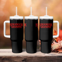 Stranger Grandma Tumbler With Handle Funny Grandmother Movie Gift