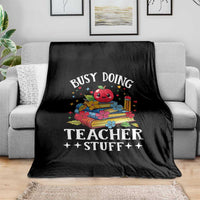 Stranger Grandpa Throw Blanket Funny Grandfather Movie Gift