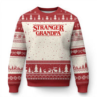 Stranger Grandpa Ugly Christmas Sweater Funny Grandfather Movie Gift