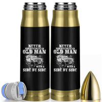 Classic Car Bullet Tumbler Never Underestimate An Old Man With A Side By Side Vintage Car - Wonder Print Shop