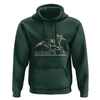 Horse Racing Hoodie Race Day Vintage Equestrian Jumping - Wonder Print Shop