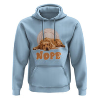 Lazy Golden Retriever Hoodie Nope Funny Dog Lover - Wonder Print Shop