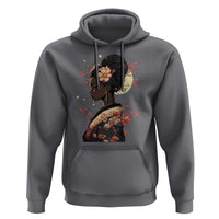 African American Geisha Kimono Blasian Japanese Sakura Hoodie