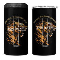 Cardinal Pope Leo XIV 4 in 1 Can Cooler Tumbler Nos Multi In Illo Uno Unum 267th Pope From Chicago Tiger