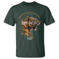 Cardinal Pope Leo XIV T Shirt Nos Multi In Illo Uno Unum 267th Pope From Chicago Tiger