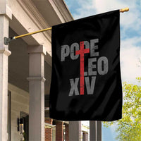 Pope Leo XIV Garden Flag First American Pope Catholic Religious Cross - Wonder Print Shop