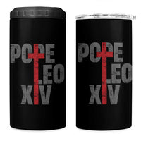 Pope Leo XIV 4 in 1 Can Cooler Tumbler First American Pope Catholic Religious Cross