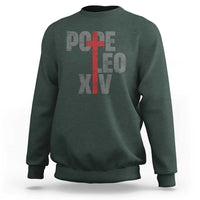 Pope Leo XIV Sweatshirt First American Pope Catholic Religious Cross