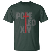 Pope Leo XIV T Shirt First American Pope Catholic Religious Cross