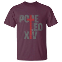 Pope Leo XIV T Shirt First American Pope Catholic Religious Cross