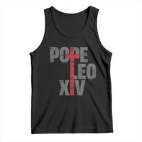 Pope Leo XIV Tank Top First American Pope Catholic Religious Cross