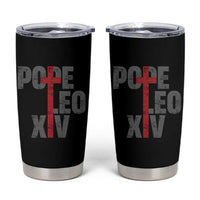 Pope Leo XIV Tumbler Cup First American Pope Catholic Religious Cross