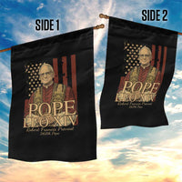 Cardinal Pope Leo XIV Garden Flag 267th Robert Francis Prevost American Flag - Wonder Print Shop