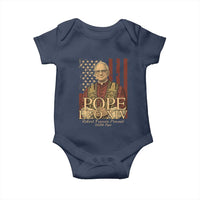Cardinal Pope Leo XIV Baby Onesie 267th Robert Francis Prevost American Flag
