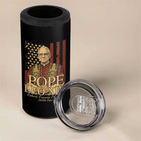 Cardinal Pope Leo XIV 4 in 1 Can Cooler Tumbler 267th Robert Francis Prevost American Flag