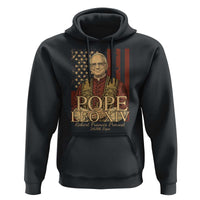 Cardinal Pope Leo XIV Hoodie 267th Robert Francis Prevost American Flag