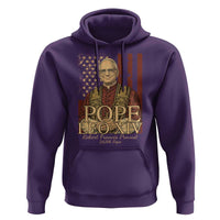 Cardinal Pope Leo XIV Hoodie 267th Robert Francis Prevost American Flag