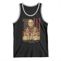 Cardinal Pope Leo XIV Tank Top 267th Robert Francis Prevost American Flag