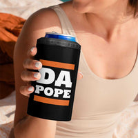 Funny Da Pope From America Chicago 4 in 1 Can Cooler Tumbler