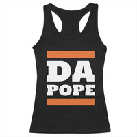 Funny Da Pope From America Chicago Racerback Tank Top