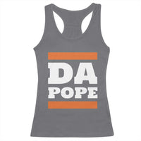Funny Da Pope From America Chicago Racerback Tank Top
