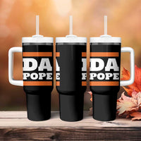 Funny Da Pope From America Chicago Tumbler With Handle