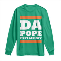 Funny Da Pope From America Chicago Pope Leo XIV Long Sleeve Shirt