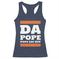 Funny Da Pope From America Chicago Pope Leo XIV Racerback Tank Top