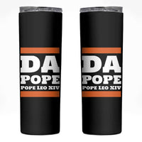 Funny Da Pope From America Chicago Pope Leo XIV Skinny Tumbler