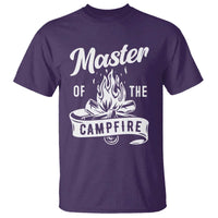 Camping Lover T Shirt Master Of The Campfire Camper Outdoor Activity - Wonder Print Shop