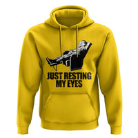 Funny Dad Hoodie Just Resting My Eyes Father's Day - Wonder Print Shop