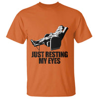 Funny Dad T Shirt Just Resting My Eyes Father's Day - Wonder Print Shop