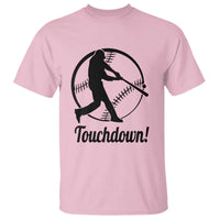 Funny Baseball T Shirt Touchdown Sports Fan Softball Player - Wonder Print Shop