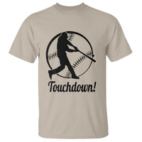 Funny Baseball T Shirt Touchdown Sports Fan Softball Player - Wonder Print Shop