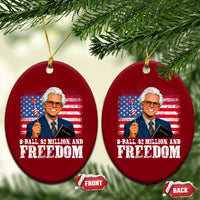 8 Ball 2 Million Dollars And Freedom Ceramic Ornament Billy Meme Baby 4th of July