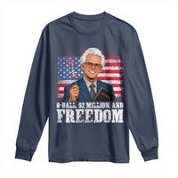 8 Ball 2 Million Dollars And Freedom Long Sleeve Shirt Billy Meme Baby 4th of July