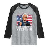 8 Ball 2 Million Dollars And Freedom Raglan Shirt Billy Meme Baby 4th of July