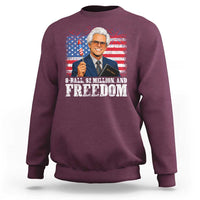 8 Ball 2 Million Dollars And Freedom Sweatshirt Billy Meme Baby 4th of July