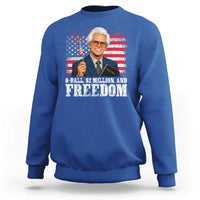 8 Ball 2 Million Dollars And Freedom Sweatshirt Billy Meme Baby 4th of July