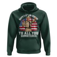 Happy 250th Anniversary To All You Sumbitches Hoodie Funny Smokey Patriotic 70s Movie The Bandit