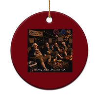Party Like It Is 1776 Founding Father Ceramic Ornament Funny 4th of July Meme