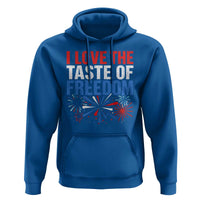 I Love The Taste Of Freedom Funny 4th of July Couple Matching Hoodie US Fireworks