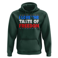 I Love The Taste Of Freedom Funny 4th of July Couple Matching Hoodie