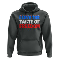 I Love The Taste Of Freedom Funny 4th of July Couple Matching Hoodie
