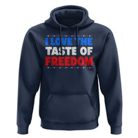 I Love The Taste Of Freedom Funny 4th of July Couple Matching Hoodie
