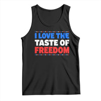 I Love The Taste Of Freedom Funny 4th of July Couple Matching Tank Top