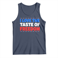 I Love The Taste Of Freedom Funny 4th of July Couple Matching Tank Top