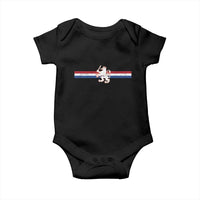 Nederland Dutch Republic Lion Vintage Holland Flag Baby Onesie