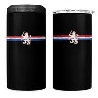 Nederland Dutch Republic Lion Vintage Holland Flag 4 in 1 Can Cooler Tumbler
